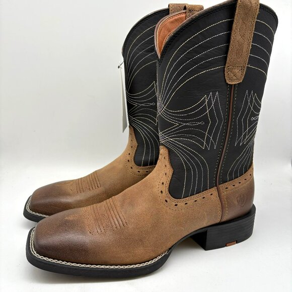 Brand new Ariat Sport Wide Square Toe Cowboy Boots Men's
